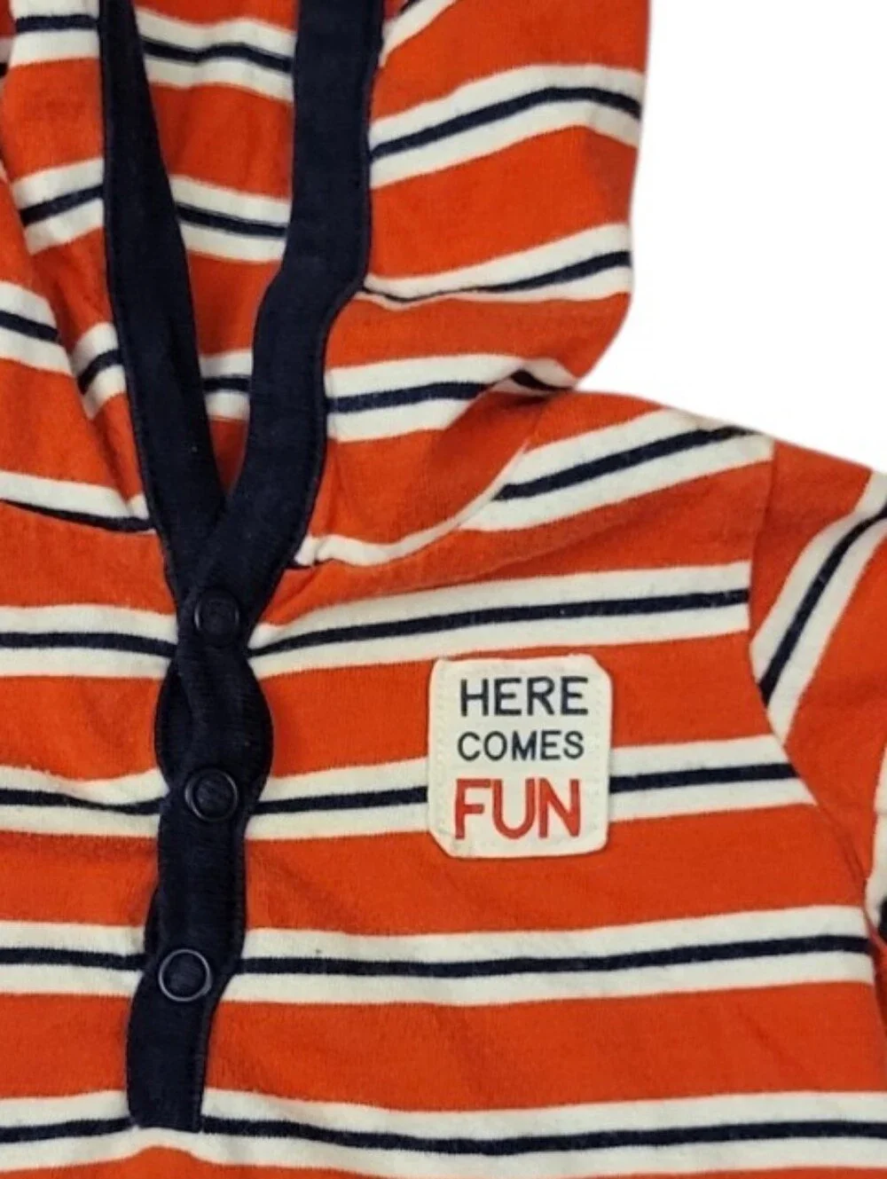 Carter's Just One You Romper Hoodie With Front Pouch Unisex Size‎ 3 Months
